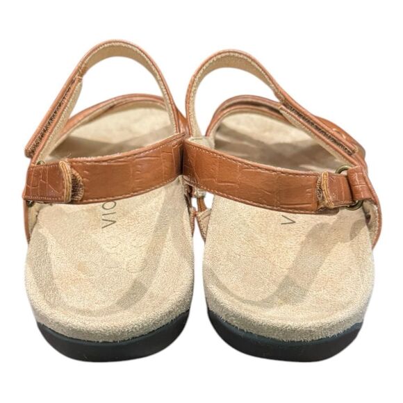 NEW Vionic Women's Mirabi Brown Adjustable Strap Sandals 7 - Picture 5 of 6